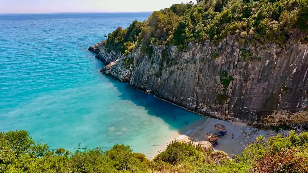 Plaża siarkowa Xigia